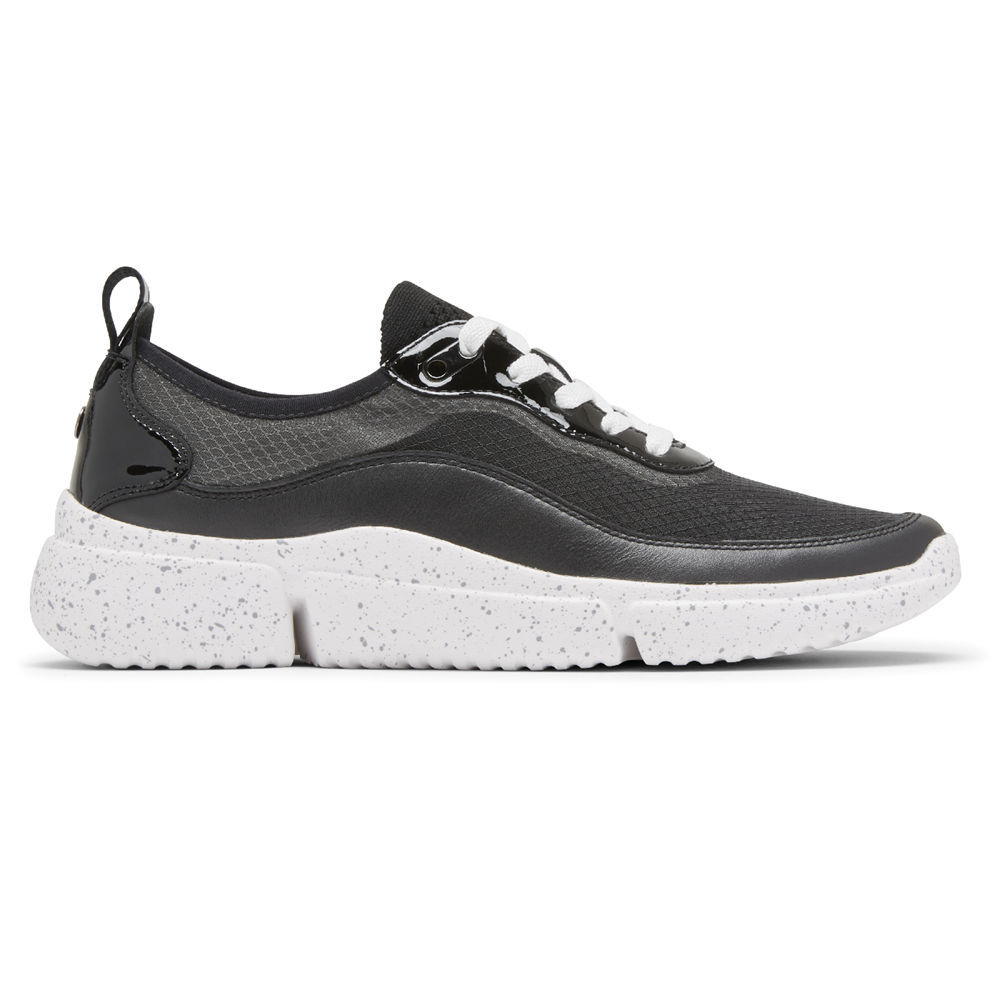 Rockport Joggesko Dame Svart - R-Evolution Mesh - PKQF53681